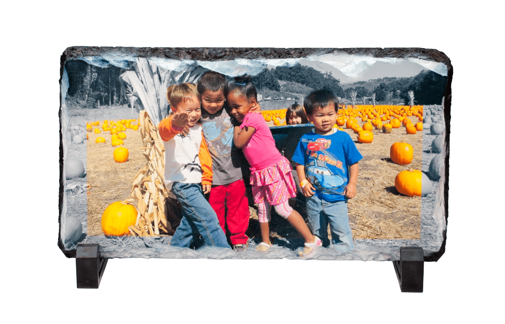 Custom 4 13 - 16" x 8 9/16" Photo Slate - Petite & Sassy Designs