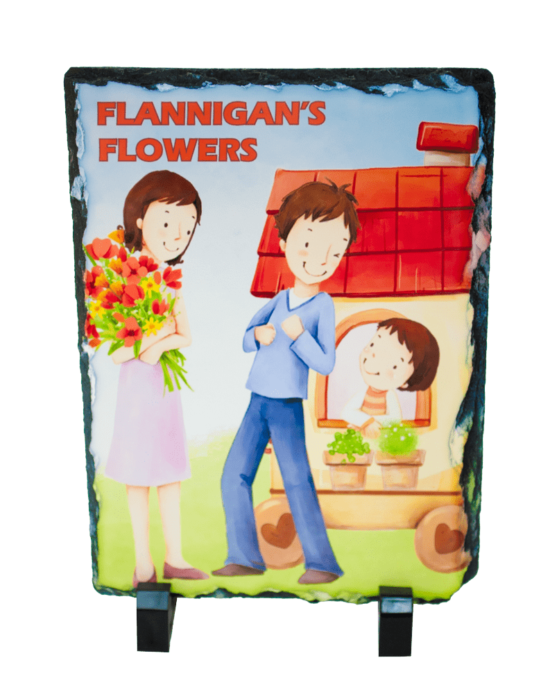 Custom 5.85" x 7.2" Photo Slate - Petite & Sassy Designs