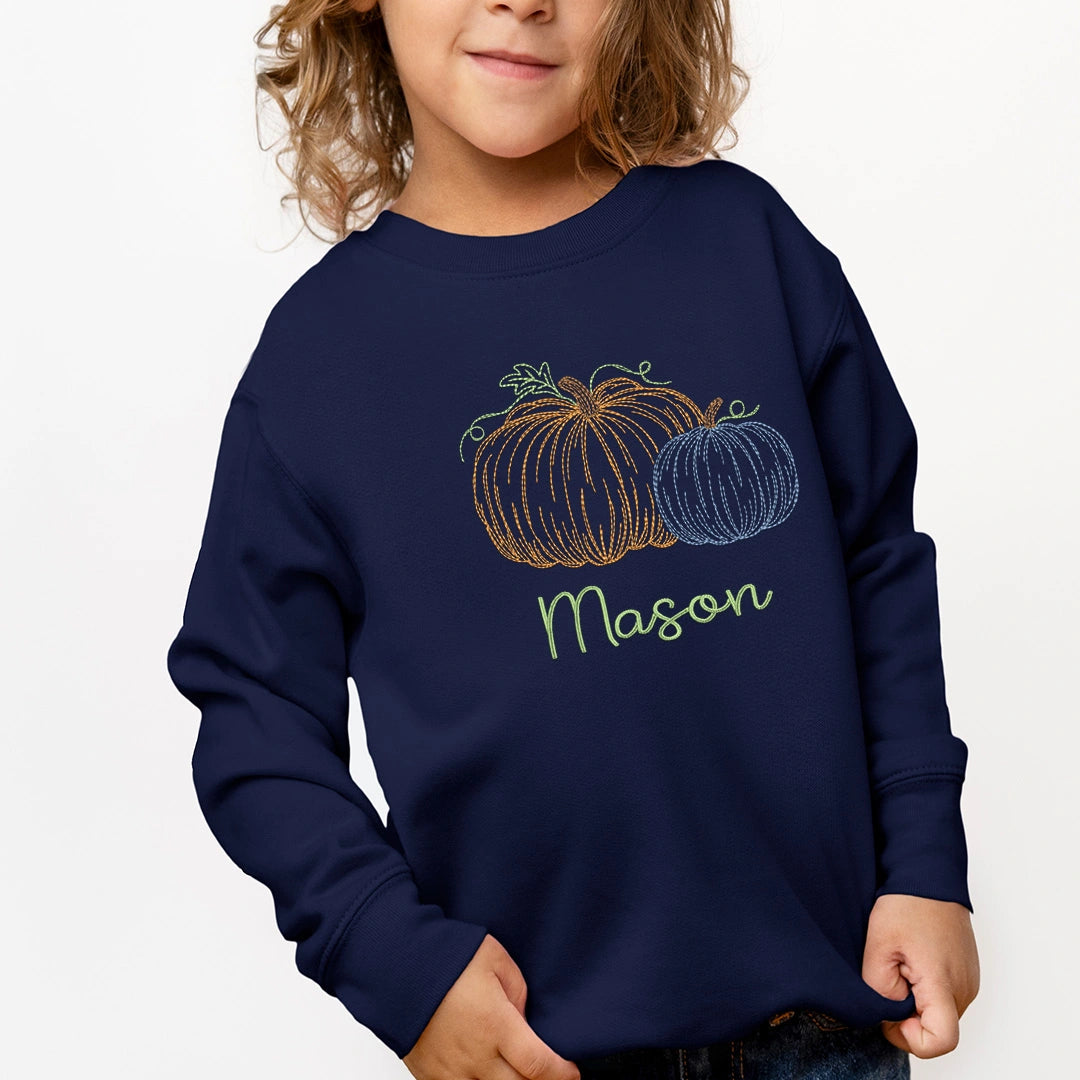 Pumpkin sketch duo Sweatshirt - Petite & Sassy Designs