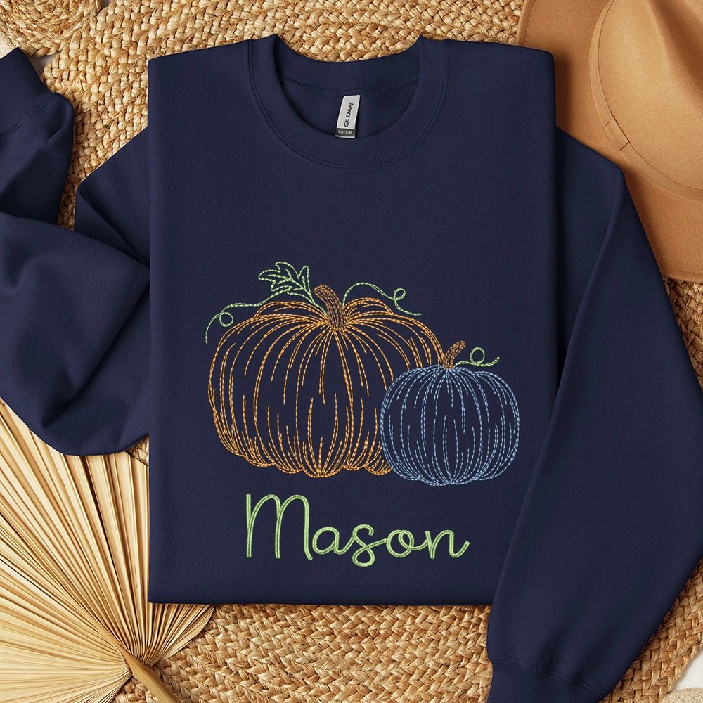 Pumpkin sketch duo Sweatshirt - Petite & Sassy Designs