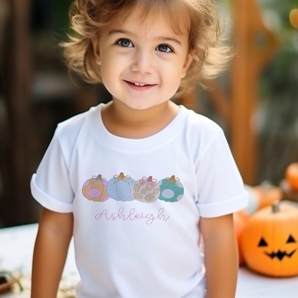 Fall Patterned Pumpkins - Sublimated - Petite & Sassy Designs