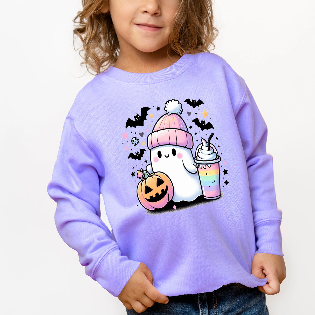 Coffee Ghost Sweatshirt - Petite & Sassy Designs