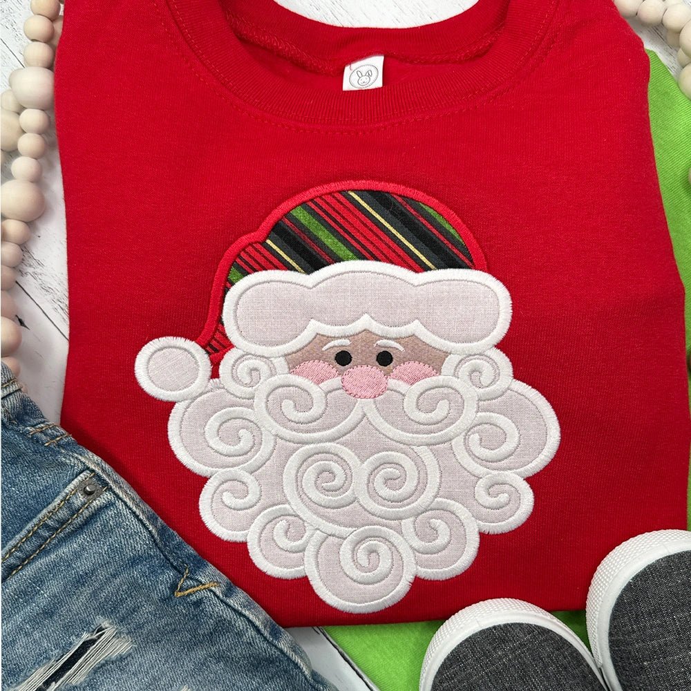Christmas Santa Sweatshirt - Petite & Sassy Designs