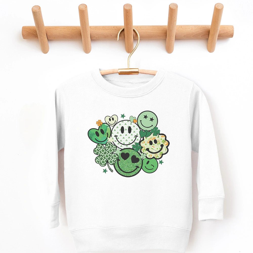 Smiley Collage Sweatshirt - Petite & Sassy Designs