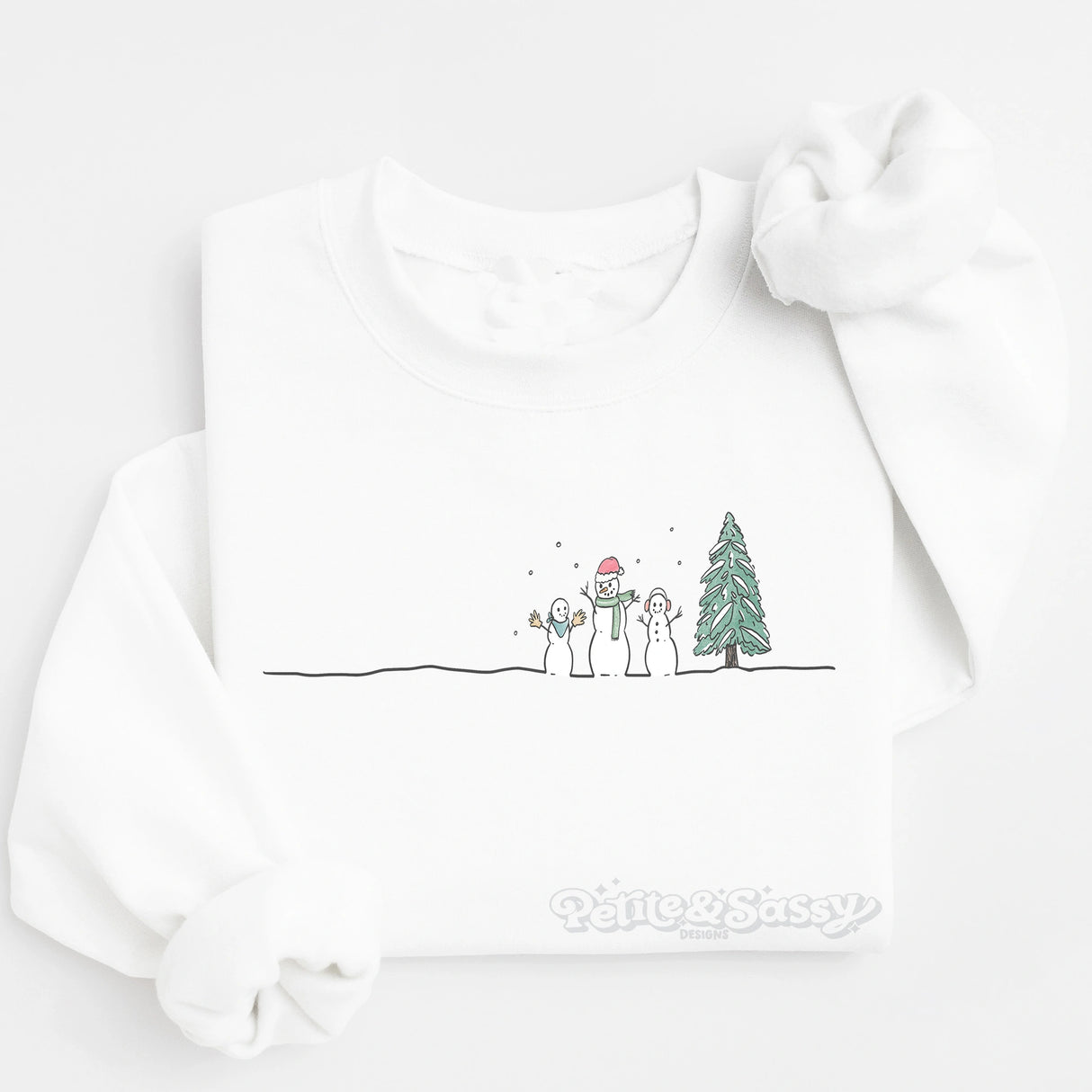Snowman Family Sweatshirt - Petite & Sassy Designs