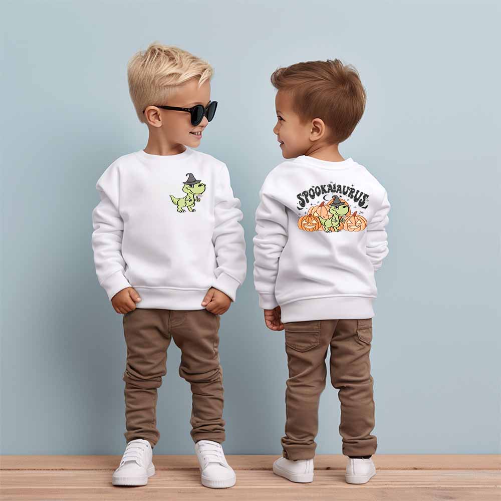 Spookasaurus Fall Sweatshirt - Petite & Sassy Designs
