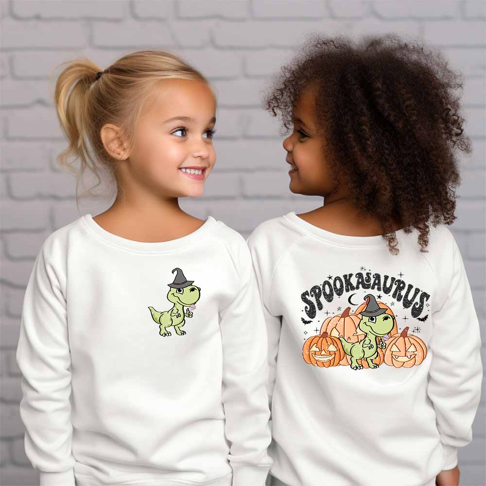 Spookasaurus Fall Sweatshirt - Petite & Sassy Designs