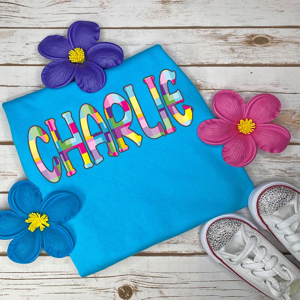 Personalized Plaid Name Toddler Romper - Petite & Sassy Designs