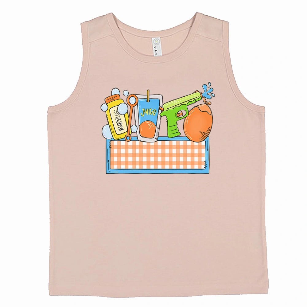Personalized Boys Summer Fun Tank Top - Petite & Sassy Designs