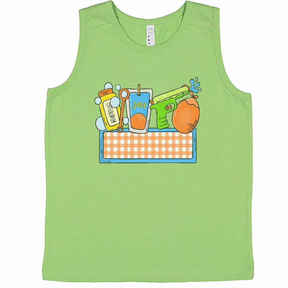 Personalized Boys Summer Fun Tank Top - Petite & Sassy Designs