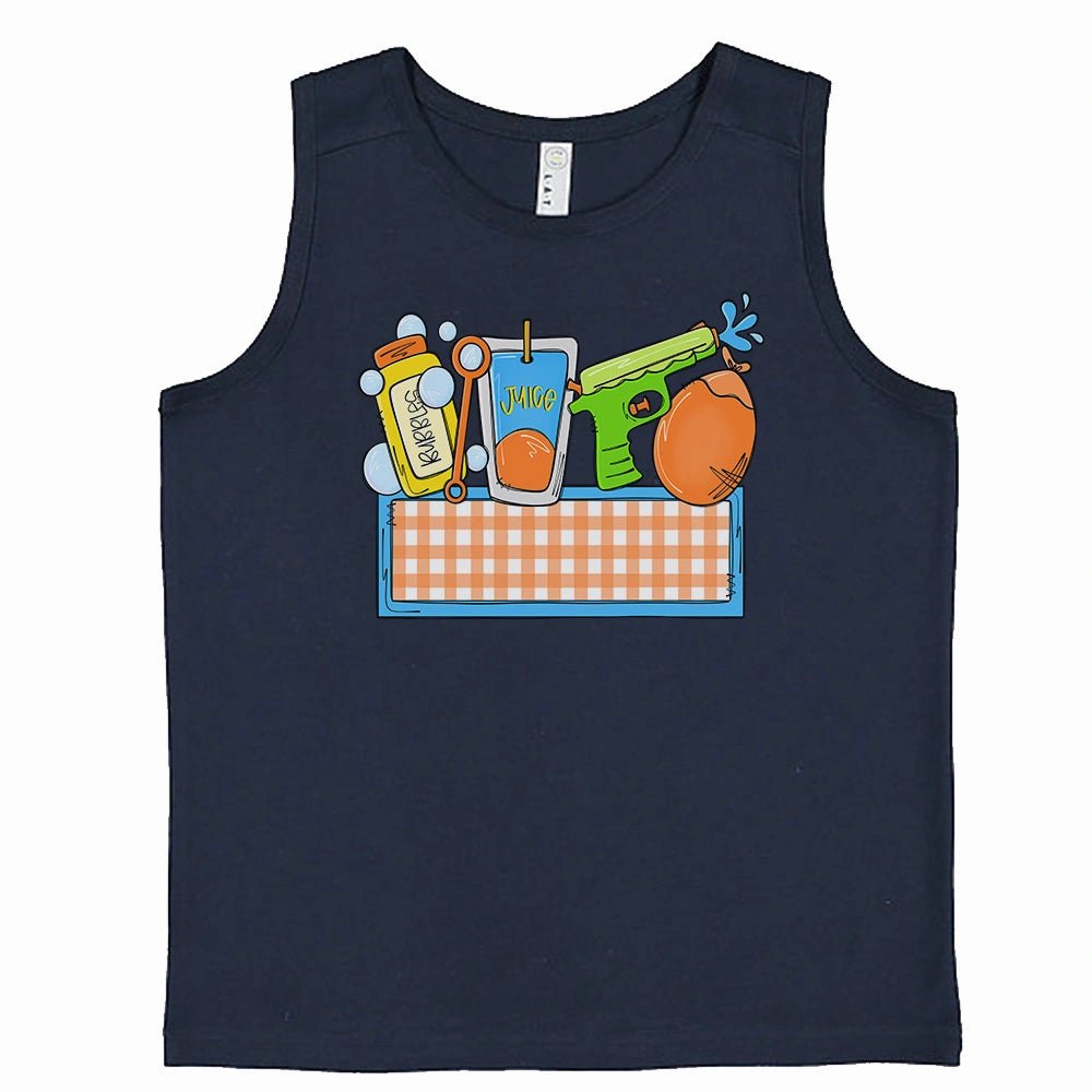 Personalized Boys Summer Fun Tank Top - Petite & Sassy Designs