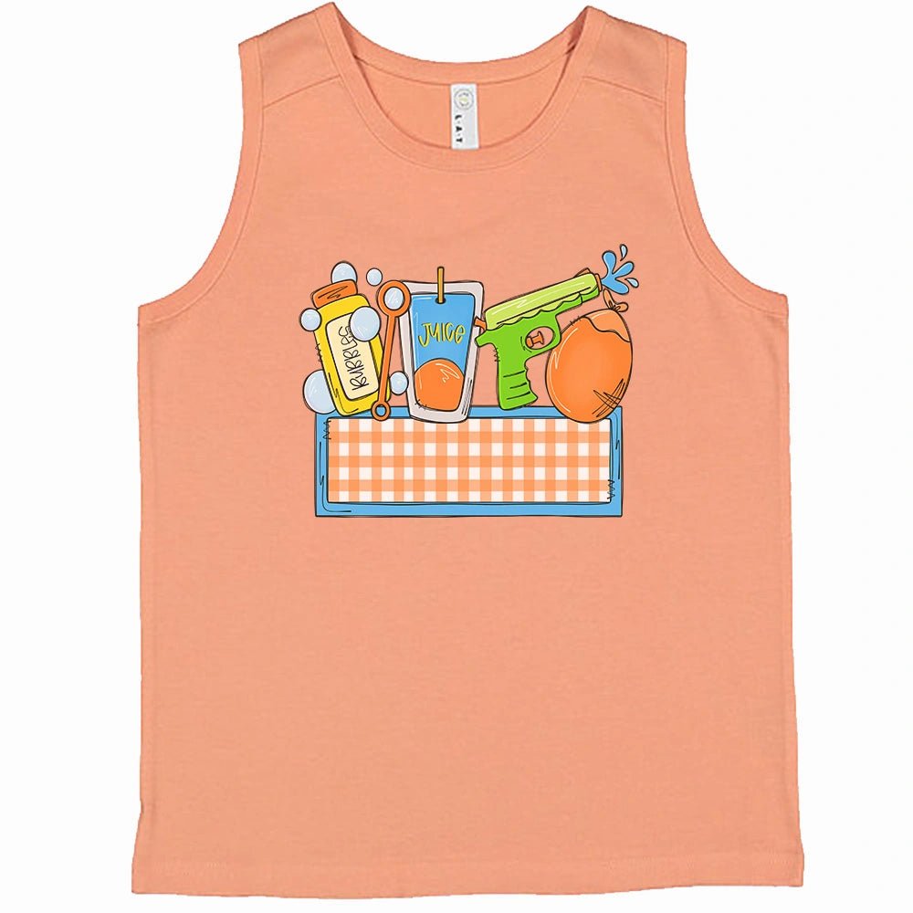 Personalized Boys Summer Fun Tank Top - Petite & Sassy Designs