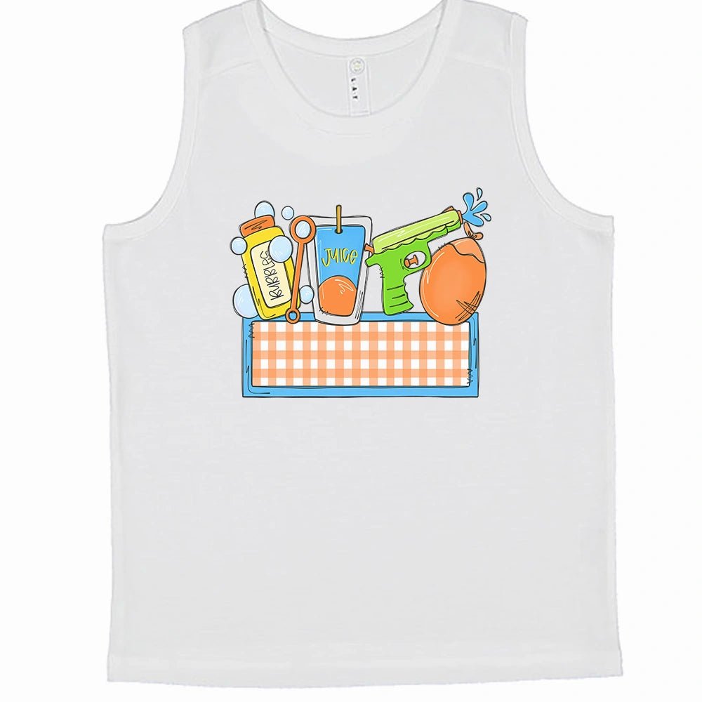 Personalized Boys Summer Fun Tank Top - Petite & Sassy Designs