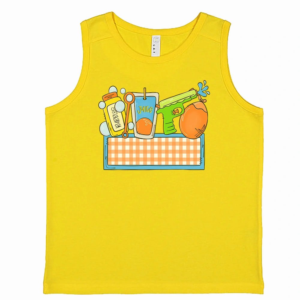 Personalized Boys Summer Fun Tank Top - Petite & Sassy Designs