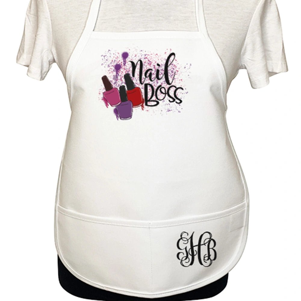 Personalized Nail Boss Kids Apron - Petite & Sassy Designs