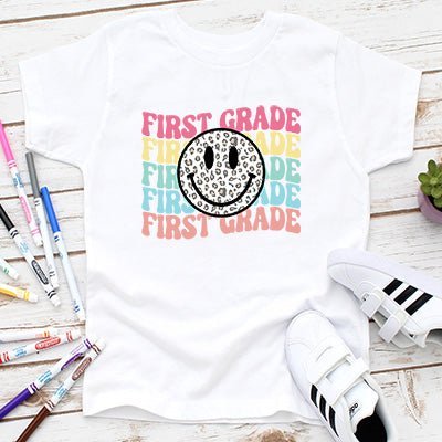 Wavy Smile Back to School T-shirts - Petite & Sassy Designs