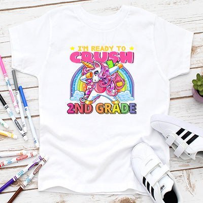 Unicorn Rainbow Back to School T-shirts - Petite & Sassy Designs