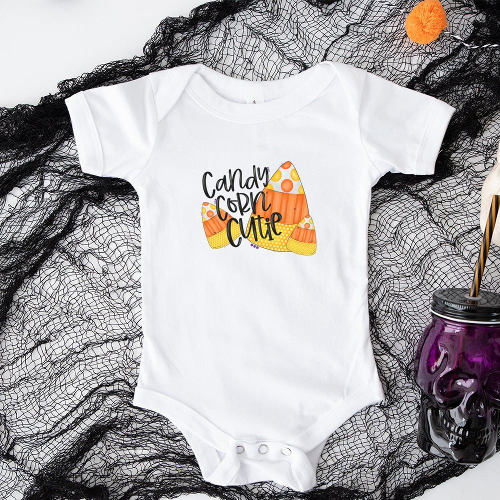 Candy Corn Cutie Infant Bodysuit - Petite & Sassy Designs