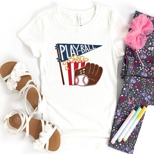 Play Ball T-shirt - Petite & Sassy Designs
