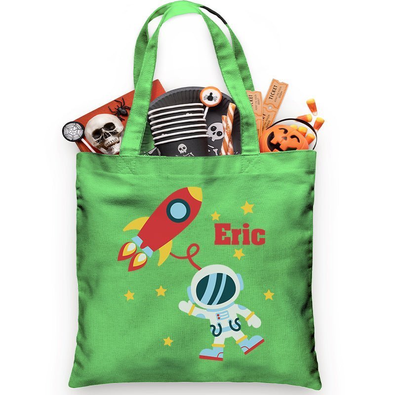 Space astronaut Trick or Treat Bag - Petite & Sassy Designs