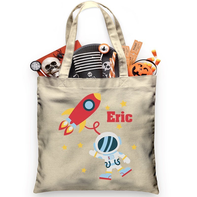 Space astronaut Trick or Treat Bag - Petite & Sassy Designs