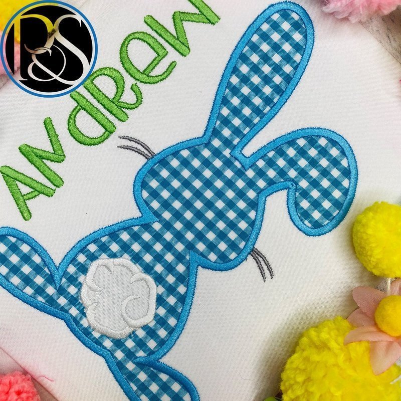 Boys Applique Easter Bunny Shirt - Petite & Sassy Designs