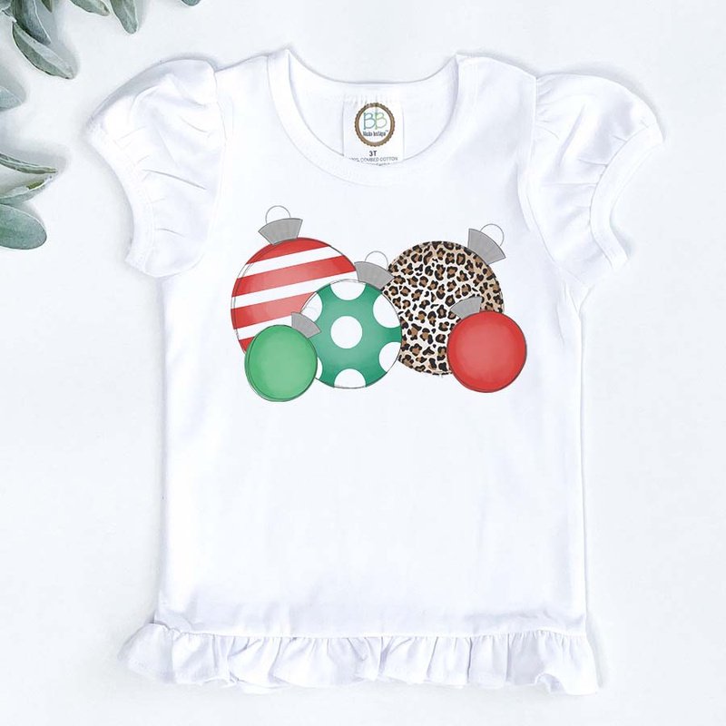 Christmas Ornament Design with Monogram - Petite & Sassy Designs