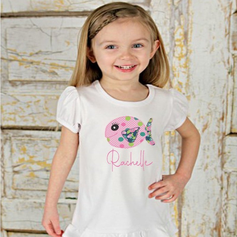 Colorful Fish Graphic Tee - Petite & Sassy Designs