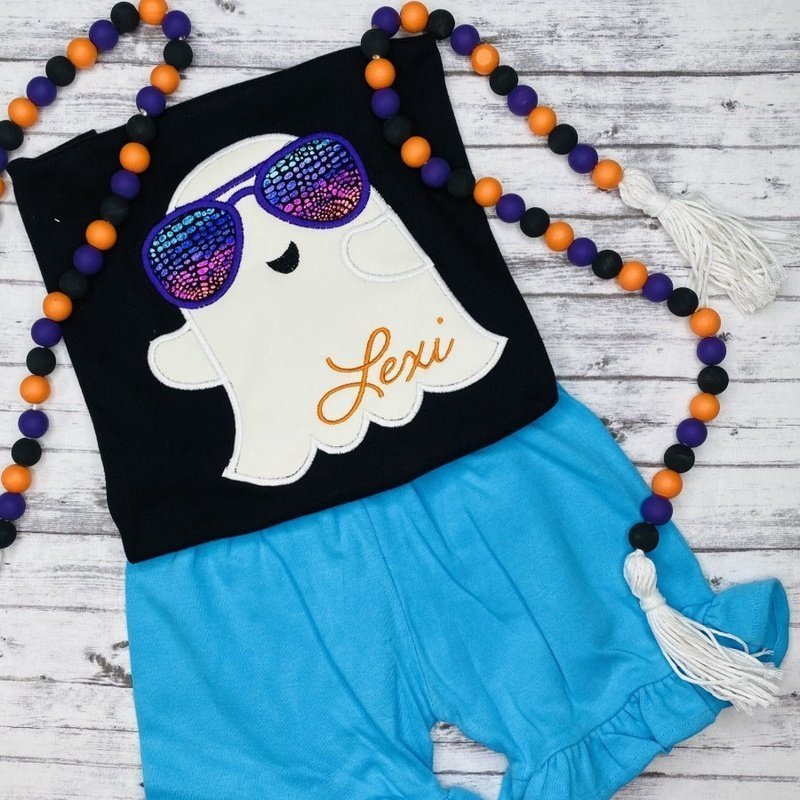Cool Ghost with Sunglasses - Petite & Sassy Designs