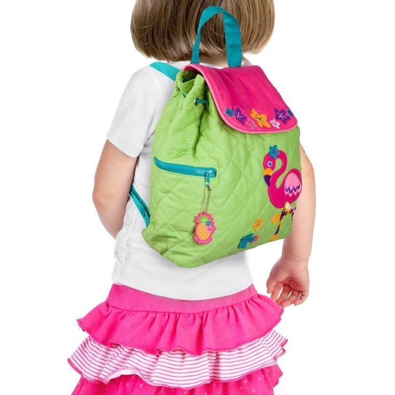 Flamingo Quilted Backpack - Petite & Sassy Designs
