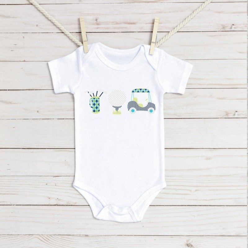 Golf Trio Infant Onesie Bodysuit - Petite & Sassy Designs
