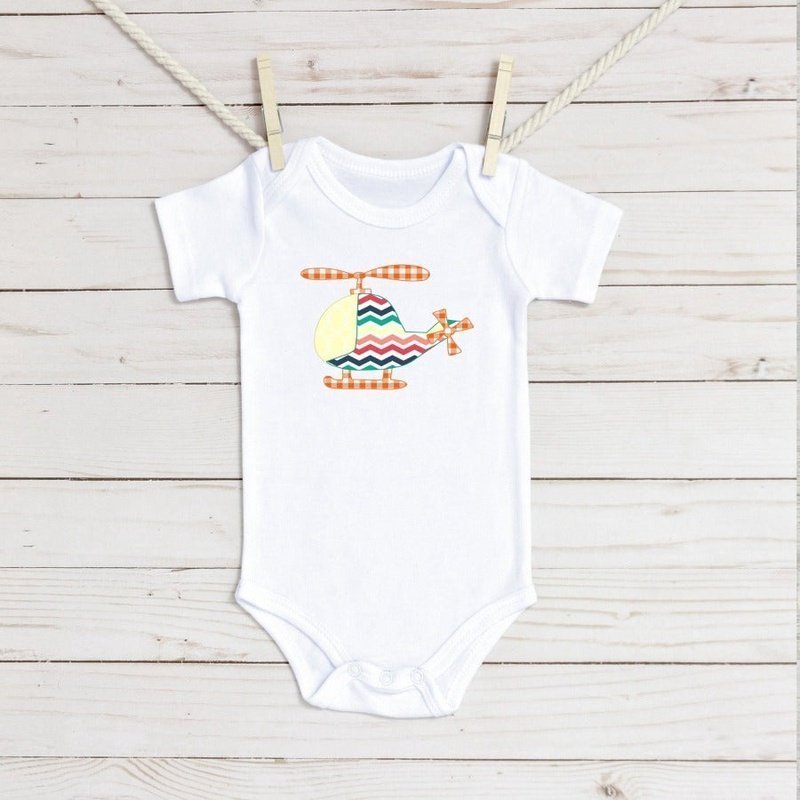 Helicopter Infant Onesie Bodysuit - Petite & Sassy Designs