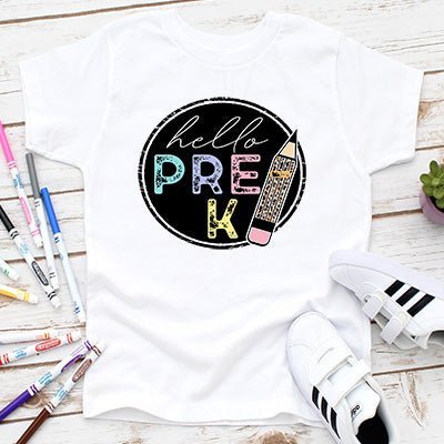 Hello Back to School Grade T-shirts - Petite & Sassy Designs