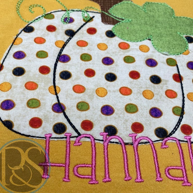 Pumpkin Applique Ruffle Sleeve Shirt - Petite & Sassy Designs