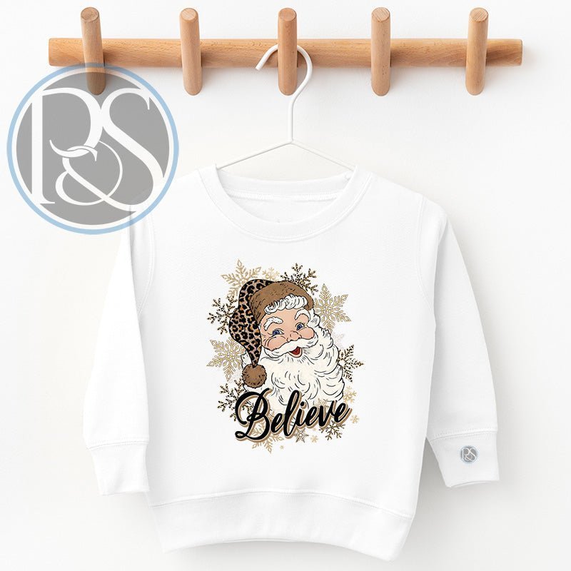 Santa Believe Sweatshirt - Petite & Sassy Designs