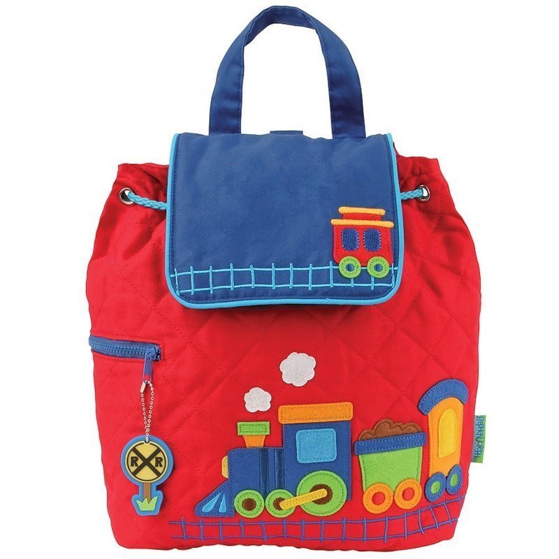 Train Quilted Backpack - Petite & Sassy Designs