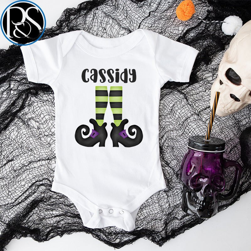 Witch Boots Onesie Bodysuit - Petite & Sassy Designs