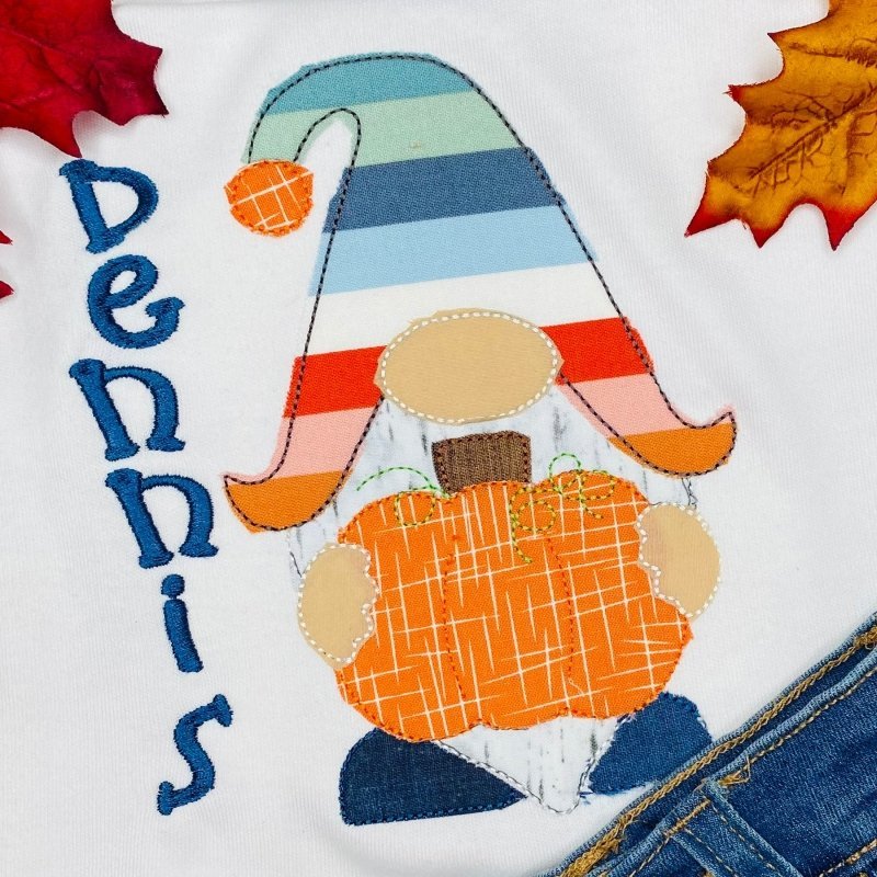 Fall Embroidered - Petite & Sassy Designs
