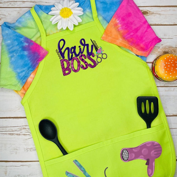 Hair Boss Kids Apron - Petite & Sassy Designs