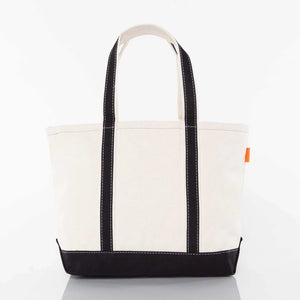 Black Medium Classic Tote - Petite & Sassy Designs