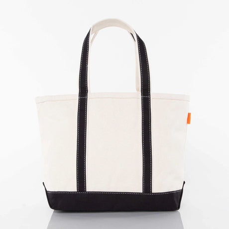 Black Medium Classic Tote - Petite & Sassy Designs