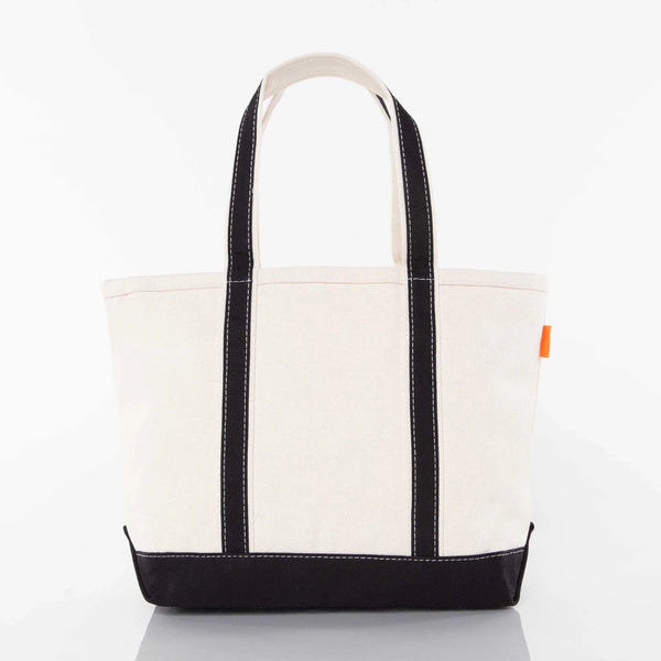 Black Medium Classic Tote - Petite & Sassy Designs