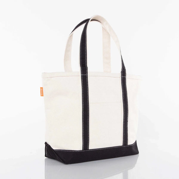 Black Medium Classic Tote - Petite & Sassy Designs