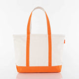 Orange Medium Classic Tote - Petite & Sassy Designs