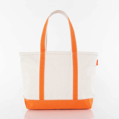 Orange Medium Classic Tote - Petite & Sassy Designs
