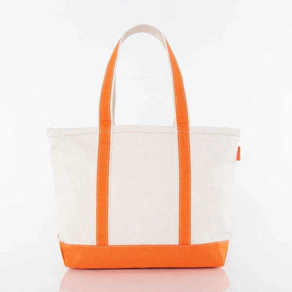 Orange Medium Classic Tote - Petite & Sassy Designs
