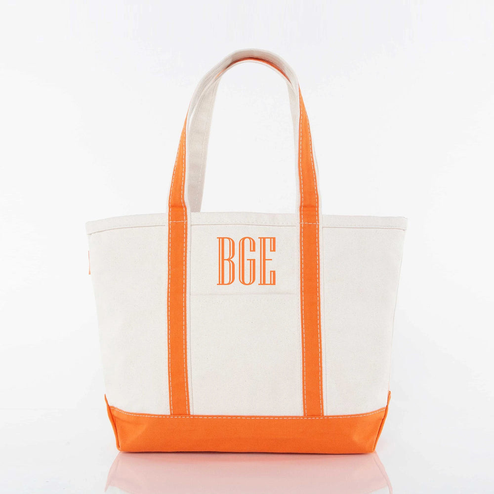 Orange Medium Classic Tote - Petite & Sassy Designs