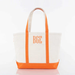 Orange Medium Classic Tote - Petite & Sassy Designs