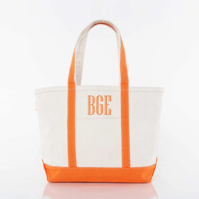 Orange Medium Classic Tote - Petite & Sassy Designs