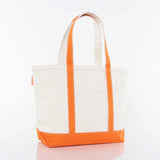 Orange Medium Classic Tote - Petite & Sassy Designs